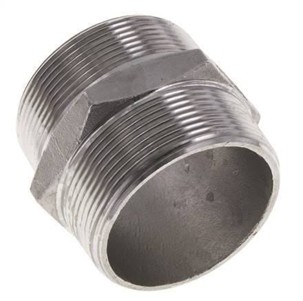 2'' NPT Stainless steel Double Nipple 16 Bar