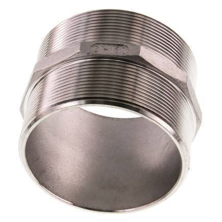 G 3'' Stainless steel Double Nipple 16 Bar