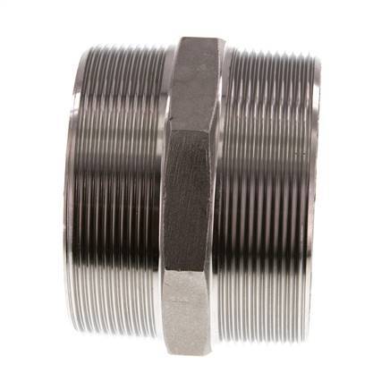 R 3'' Stainless steel Double Nipple 16 Bar