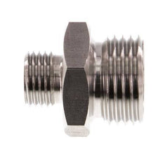 G 1/2'' x G 1/4'' Stainless steel Double Nipple 40 Bar
