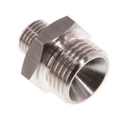 G 1/2'' x G 1/4'' Stainless steel Double Nipple 40 Bar