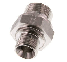 G 1/2'' x G 3/8'' Stainless steel Double Nipple 400 Bar - Hydraulic