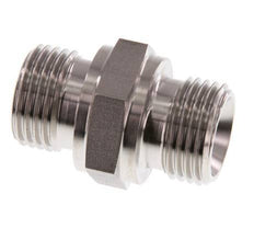 G 1/2'' Stainless steel Double Nipple 400 Bar - Hydraulic