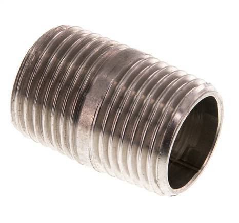 R 1/2'' Stainless steel Double Pipe Nipple 20 Bar DIN 2982 - 30mm