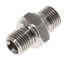 G 1/4'' Stainless steel Double Nipple 400 Bar - Hydraulic