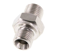 1/4'' NPT x G 1/4'' Stainless steel Double Nipple 40 Bar - Hydraulic
