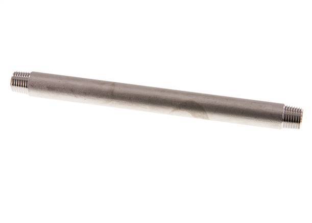 R 1/4'' Stainless steel Double Pipe Nipple 20 Bar DIN 2982 - 160mm