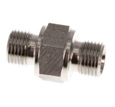 G 1/8'' Stainless steel Double Nipple 400 Bar - Hydraulic