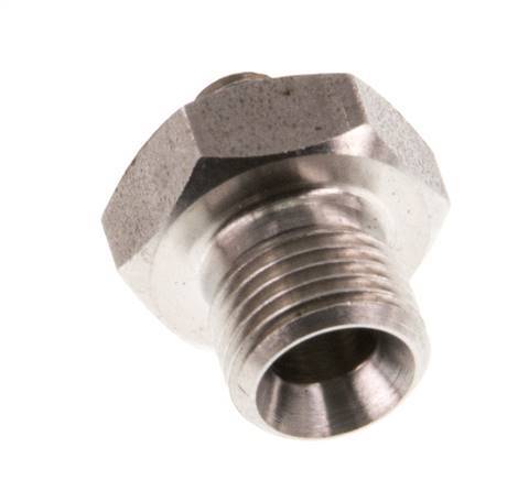 G 1/8'' x M5 Stainless steel Double Nipple 40 Bar