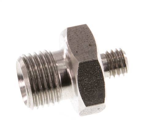 G 1/8'' x M5 Stainless steel Double Nipple 40 Bar