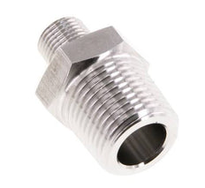 1/8'' NPT x 3/8'' NPT Stainless steel Double Nipple 210 Bar - Hydraulic