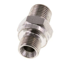 1/8'' NPT x G 1/8'' Stainless steel Double Nipple 40 Bar - Hydraulic