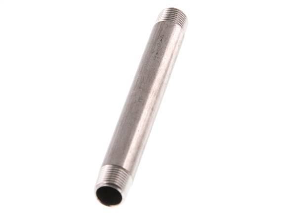 R 1/8'' Stainless steel Double Pipe Nipple 20 Bar DIN 2982 - 100mm