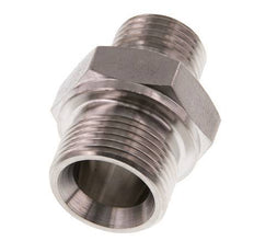 G 3/4'' x G 1/2'' Stainless steel Double Nipple 400 Bar - Hydraulic