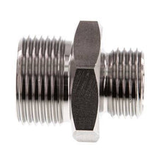 G 3/4'' x G 1/2'' Stainless steel Double Nipple 40 Bar