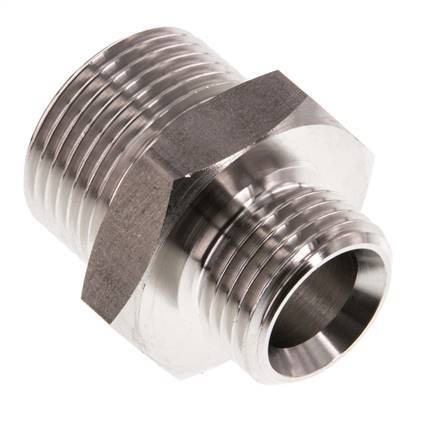G 3/4'' x G 1/2'' Stainless steel Double Nipple 40 Bar