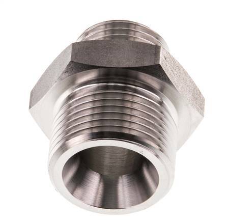 G 3/4'' x G 1/2'' Stainless steel Double Nipple 40 Bar