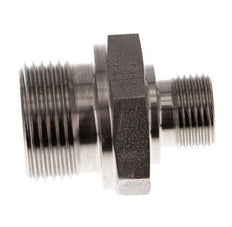 G 3/4'' x G 3/8'' Stainless steel Double Nipple 400 Bar - Hydraulic