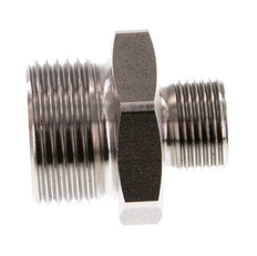 G 3/4'' x G 3/8'' Stainless steel Double Nipple 40 Bar
