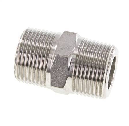 3/4'' NPT Stainless steel Double Nipple 170 Bar - Hydraulic