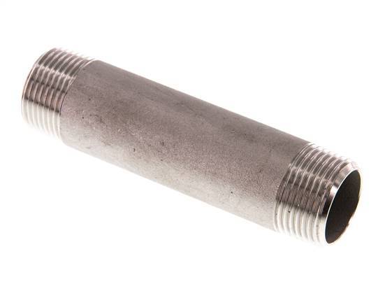 R 3/4'' Stainless steel Double Pipe Nipple 20 Bar DIN 2982 - 100mm