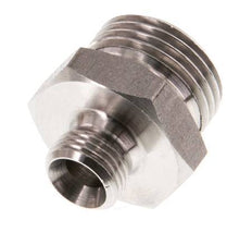G 3/8'' x G 1/8'' Stainless steel Double Nipple 40 Bar