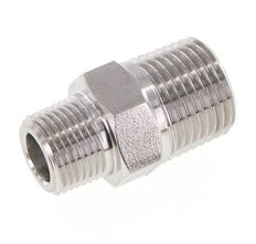 3/8'' NPT x 1/2'' NPT Stainless steel Double Nipple 210 Bar - Hydraulic