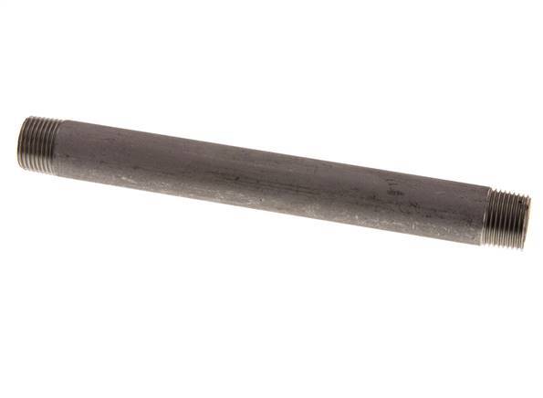 R 3/8'' Stainless steel Double Pipe Nipple 20 Bar DIN 2982 - 150mm