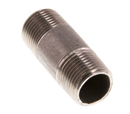 R 3/8'' Stainless steel Double Pipe Nipple 20 Bar DIN 2982 - 40mm