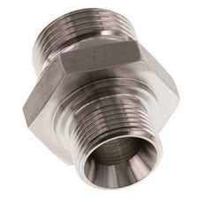 G 1'' x G 3/4'' Stainless steel Double Nipple 345 Bar - Hydraulic