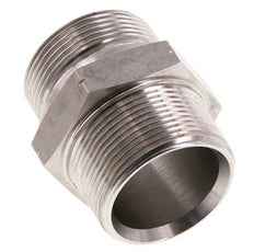 1 1/2'' NPT x G 1 1/2'' Stainless steel Double Nipple 40 Bar - Hydraulic
