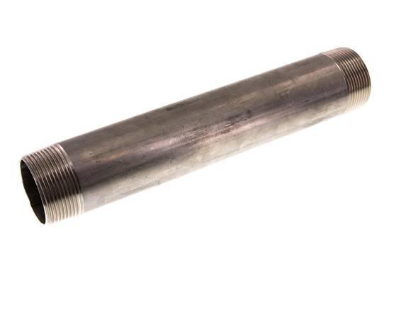 R 1 1/2'' Stainless steel Double Pipe Nipple 20 Bar DIN 2982 - 250mm