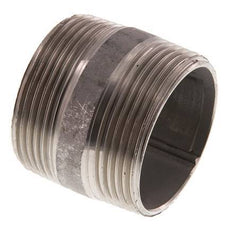 R 1 1/2'' Stainless steel Double Pipe Nipple 20 Bar DIN 2982 - 40mm