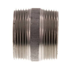 R 1 1/2'' Stainless steel Double Pipe Nipple 20 Bar DIN 2982 - 40mm