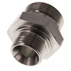 G 1 1/4'' x G 1'' Stainless steel Double Nipple 315 Bar - Hydraulic