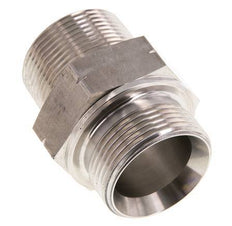 1 1/4'' NPT x G 1 1/4'' Stainless steel Double Nipple 40 Bar - Hydraulic