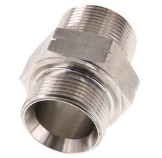 1 1/4'' NPT x G 1 1/4'' Stainless steel Double Nipple 40 Bar - Hydraulic