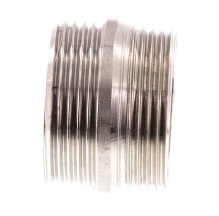 R 1 1/4'' Stainless steel Double Pipe Nipple 20 Bar DIN 2982 - 30mm