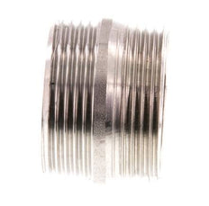 R 1 1/4'' Stainless steel Double Pipe Nipple 20 Bar DIN 2982 - 30mm