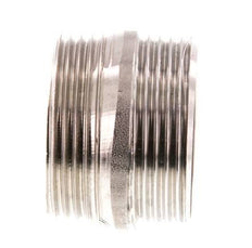 R 1 1/4'' Stainless steel Double Pipe Nipple 20 Bar DIN 2982 - 30mm