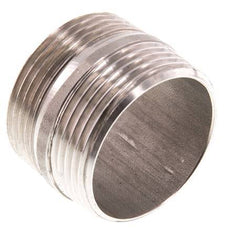 R 1 1/4'' Stainless steel Double Pipe Nipple 20 Bar DIN 2982 - 30mm