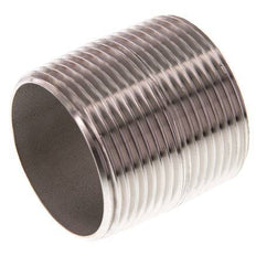 R 1 1/4'' Stainless steel Double Pipe Nipple 20 Bar DIN 2982 - 40mm