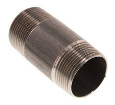 R 1 1/4'' Stainless steel Double Pipe Nipple 20 Bar DIN 2982 - 80mm