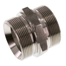 G 2'' Stainless steel Double Nipple 160 Bar - Hydraulic