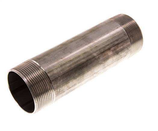 R 2'' Stainless steel Double Pipe Nipple 20 Bar DIN 2982 - 180mm