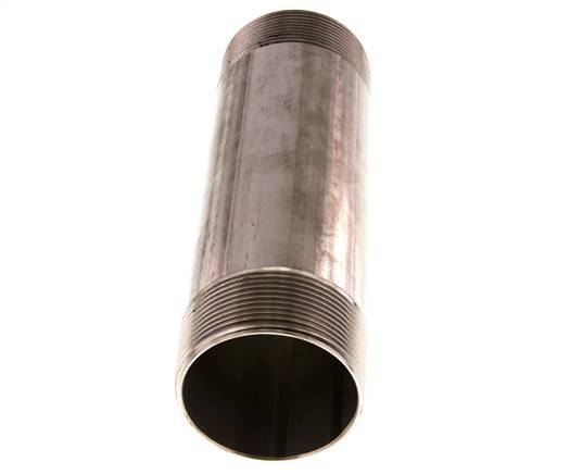 R 2'' Stainless steel Double Pipe Nipple 20 Bar DIN 2982 - 180mm