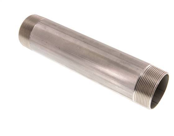 R 2'' Stainless steel Double Pipe Nipple 20 Bar DIN 2982 - 250mm