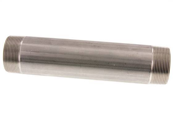 R 2'' Stainless steel Double Pipe Nipple 20 Bar DIN 2982 - 250mm