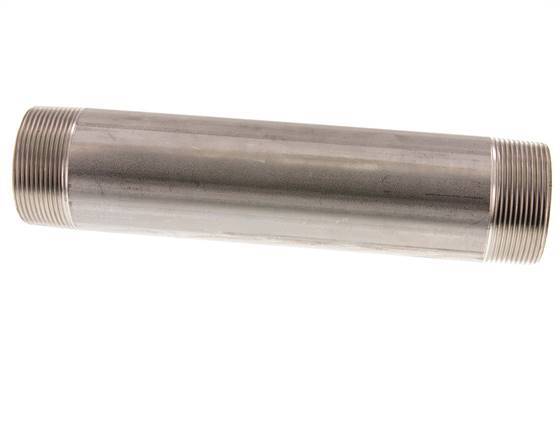 R 2'' Stainless steel Double Pipe Nipple 20 Bar DIN 2982 - 250mm