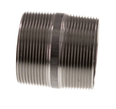 R 2'' Stainless steel Double Pipe Nipple 20 Bar DIN 2982 - 60mm